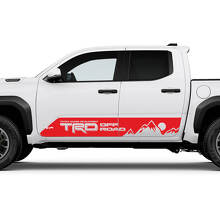TRD Off Road Side Mountains Sun Rocker Panel Pande Peganadas para Toyota Tacoma
 3