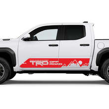 TRD Off Road Side Mountains Sun Rocker Panel Pande Peganadas para Toyota Tacoma
 3