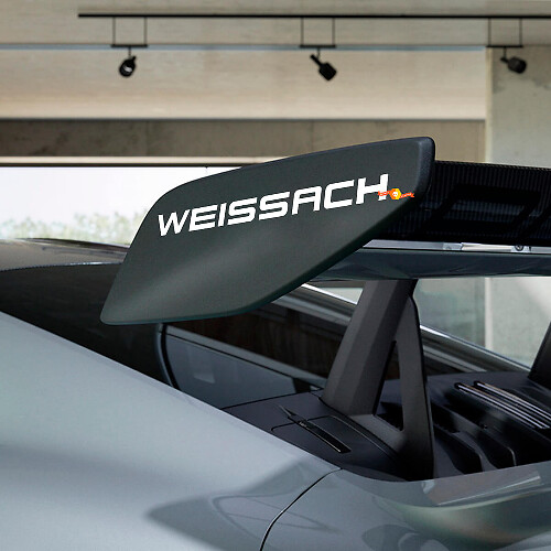 Pegatina de calcomanía de spoiler de Weissach RS para Porsche GT3
