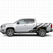Vinilos en Zigzag para Puerta y Lado de Cama para Chevrolet Colorado 2ª Generación 2015-2022_2