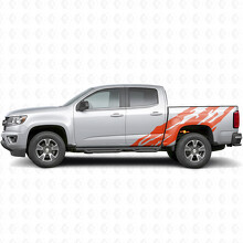 Vinilos en Zigzag para Puerta y Lado de Cama para Chevrolet Colorado 2ª Generación 2015-2022_4