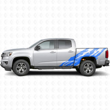 Vinilos en Zigzag para Puerta y Lado de Cama para Chevrolet Colorado 2ª Generación 2015-2022_5