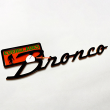 Bronco Everglades Insignias Fender Emblema 3d Insignia Negra Vs Naranja
 4