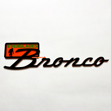 Bronco Everglades Insignias Fender Emblema 3d Insignia Negra Vs Naranja
 5