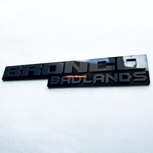 Fender Insignias Tailgate Emblem 3d Insignia negra vs gris para Bronco Badlands
 3