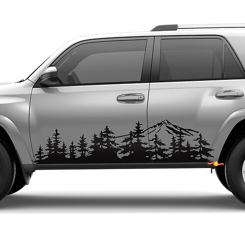Montañas Puertas laterales Panel calcomanías para Toyota 4runner
