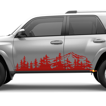Montañas Puertas laterales Panel calcomanías para Toyota 4runner
 2