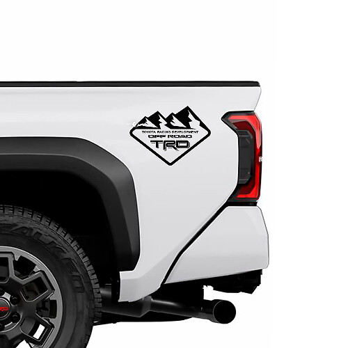 TRD Off Road Mountains Bedside Camion Decals Pegalias para Toyota Trucks 3
