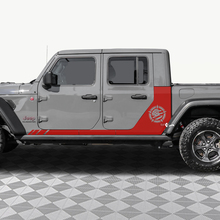 Estrella militar Flagal Puertas laterales traseras Pegatina de calcomanía de vinilo Jeep Gladiator
 2