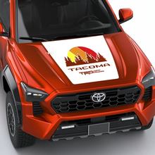 Toyota Tacoma Vintage Stripes Mapa topográfico Caperino lateral Palabras de calcomanía
 3