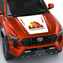 Calcomanía de capó de franjas de herencia retro vintage TRD off Road para Toyota Tacoma de cuarta generación
 3