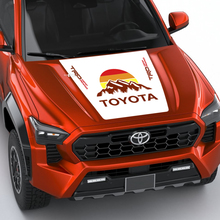 Trd Off Road Mountains Vintage Retro Heritage Strips Wrap Campa de calcomanía de capucha para Toyota Tacoma 4th Gen
 3