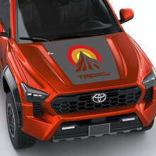 Pegatina de calcomanía de capucha de Sun Suns Heritage de TRD Mountain Vintage para Toyota Tacoma 4th Gen
 2