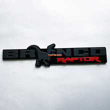 Insignias de guardabarros Bronco Raptor Emblema 3D Insignia
 3