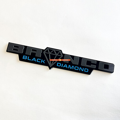 Insignias de guardabarros Bronco Raptor Emblema 3D Insignia
