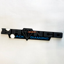 Emblema de Guardabarros 3D Black Diamond Horse para Muscle Cars_6