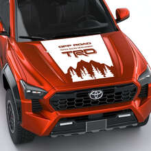 Pegatina Calcomanía Logotipo Rayas Montañas Bosque TRD 2 para Toyota Tacoma 4ª Generación 3