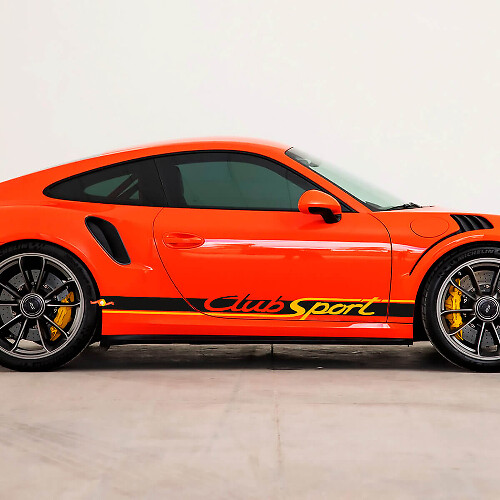 Club Sport Side Stripes Decal Sticker para Porsche 911
