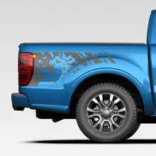Calcomanías de gráficos de calcomanías de salpicaduras angustiadas para Ford Ranger
 3