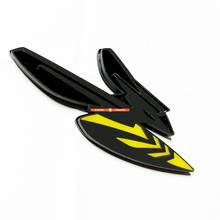 Insignias de guardabarros Gloss Hornet Emblema de portón trasero Insignia 3D para Dodge Hornet
 4