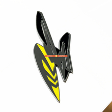 Insignias de guardabarros Gloss Hornet Emblema de portón trasero Insignia 3D para Dodge Hornet
 5