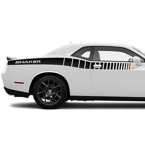 Calcomanías de rayas de acento lateral Shaker para Dodge Challenger
 1