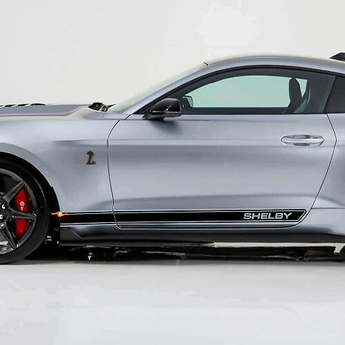 Kit de Calcomanías de Vinilo con Diseño de Contorno Shelby para Paneles Laterales para Musclecar Musclecarmodel