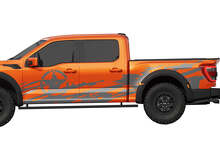 Calcomanías gráficas universales para camiones con diseño de estrella militar en los laterales
 3