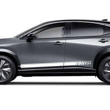 Kit de Calcomanías de Rayas de Acento con Logo Sides Racing para Nissan ARIYA 2