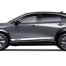 Kit de Calcomanías con Rayas de Acento del Logotipo Sides Racing 3 para Nissan ARIYA 2