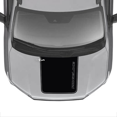 Calcomanías de vinilo para el centro del capó Sticker Graphics SupDec Design para Honda Ridgeline
