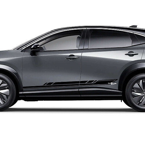 Kit de Calcomanías con Gráficos de Rayas de Acento de Carreras en los Lados Geométricos para Nissan ARIYA
