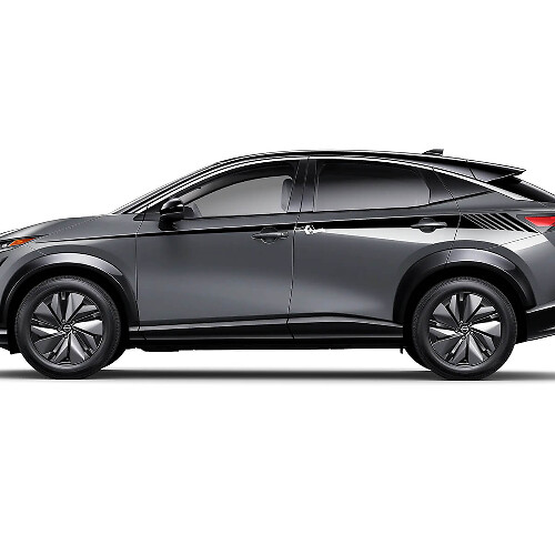 Kit de calcomanías gráficas con rayas de acento para carreras laterales para Nissan ARIYA
