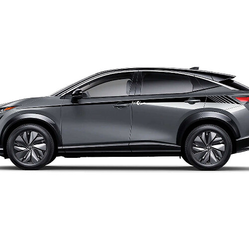 Kit de calcomanías gráficas con rayas de acento para carreras laterales para Nissan ARIYA
