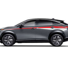 Kit de calcomanías gráficas con rayas de acento para carreras laterales para Nissan ARIYA
 3