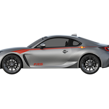 Par de calcomanías de vinilo con rayas de carreras para Toyota Scion Fr-S.
 3