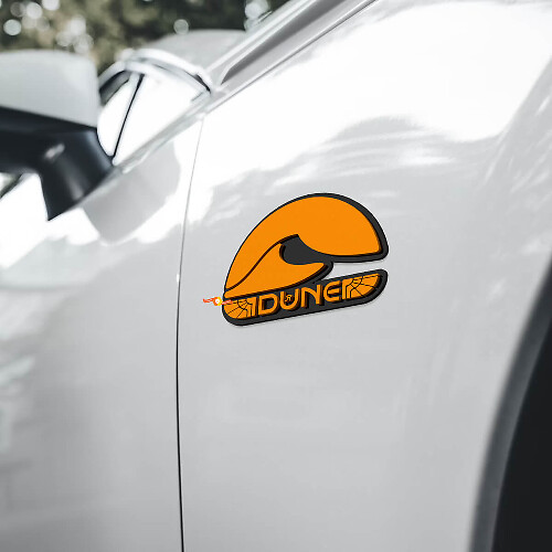 Emblema 3D de guardabarros Dune para Jeep Dodge