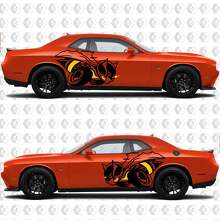Kit de pegatinas laterales de vinilo BatBee para Dodge Charger o Challenger_2