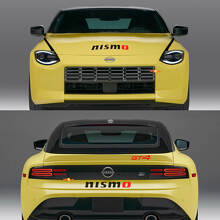 Kit completo de calcomanías de rayas a cuadros laterales Nismo para Nissan Z GT4
 2
