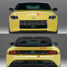 Kit completo de calcomanías de rayas a cuadros laterales Nismo para Nissan Z GT4
 4