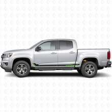 Tiras de Vinilo para Puertas y Paneles Laterales Racing Line para Chevrolet Colorado 2ª Generación 2015-2022_4