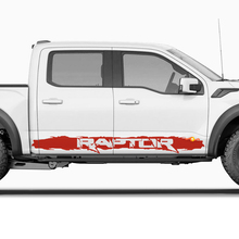 Gráficos de rayas adhesivas para el panel lateral de Ford F150 Raptor
 2