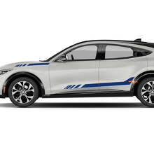 Calcomanías de vinilo para franjas de acento en la puerta lateral para Ford Mustang MACH-E
 3