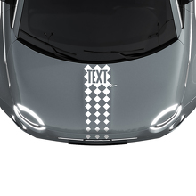 Calcomanía adhesiva gráfica de franjas personalizadas para capó para Fiat 500 2 2