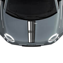 500 Franjas de Rayas Triangulares Calcomanía de Rayas para Capó para Fiat 500
 2