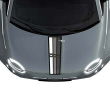 500 Franjas de Rayas Triangulares Calcomanía de Rayas para Capó para Fiat 500
 2