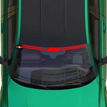 Calcomanía M para parabrisas compatible con la serie G de BMW
 2
