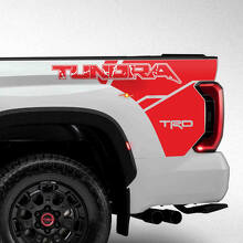 Calcomanía de estilo Raptor para el lateral de la caja de la cama para Toyota Tundra TRD
 3