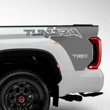 Calcomanía de vinilo con letras TRD para la caja de la Toyota Tundra_2