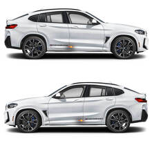 2x Calcomanía adhesiva de vinilo M Performance para BMW X4M
 2